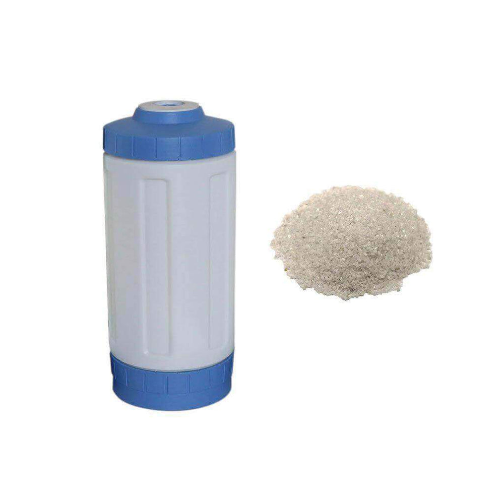 10 Inch Big Blue Refillable Filter Cartridge with Remineralising & pH Adjustment Filter Media - H2O Warehouse