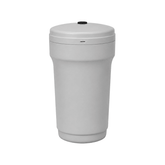 100 L Round Brine Tank Complete with Well, Grid & Brine Valve – Grey - H2O Warehouse