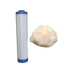 20 Inch Big Blue Refillable Filter Cartridge with Tannin Removal Filter Media - H2O Warehouse