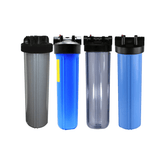 20 - Inch Big Blue Water Filter Housing with DBL O - ring, Bracket, Air Release & Spanner | 1” & 1½” Port Options | Eco & Premium Ranges - H2O Warehouse