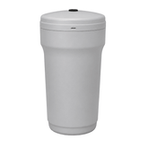 200 L Round Brine Tank Complete with Well, Grid & Brine Valve – Grey - H2O Warehouse