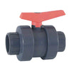 PVC-U Double Union Ball Valve - Solvent Weld | High-Quality Pipe Fitting