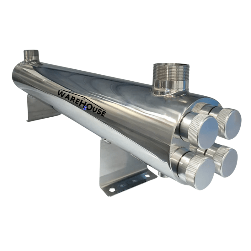 220W UV Sterilizer Complete Set | 950mm | 10,880 LPH | Quad Lamp System | 2" Ports - H2O Warehouse