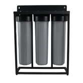 3 Stage 20Inch Big Blue Filtration Unit (Stainless Steel) excl Filters - H2O Warehouse