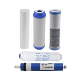 50 GPD 5 - Stage Reverse Osmosis Replacement Filter Set - H2O Warehouse