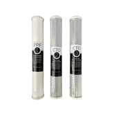 800GPD - RO Pre Filter Replacement Set excl Membrane | 1 x PP, 2 x CTO - H2O Warehouse