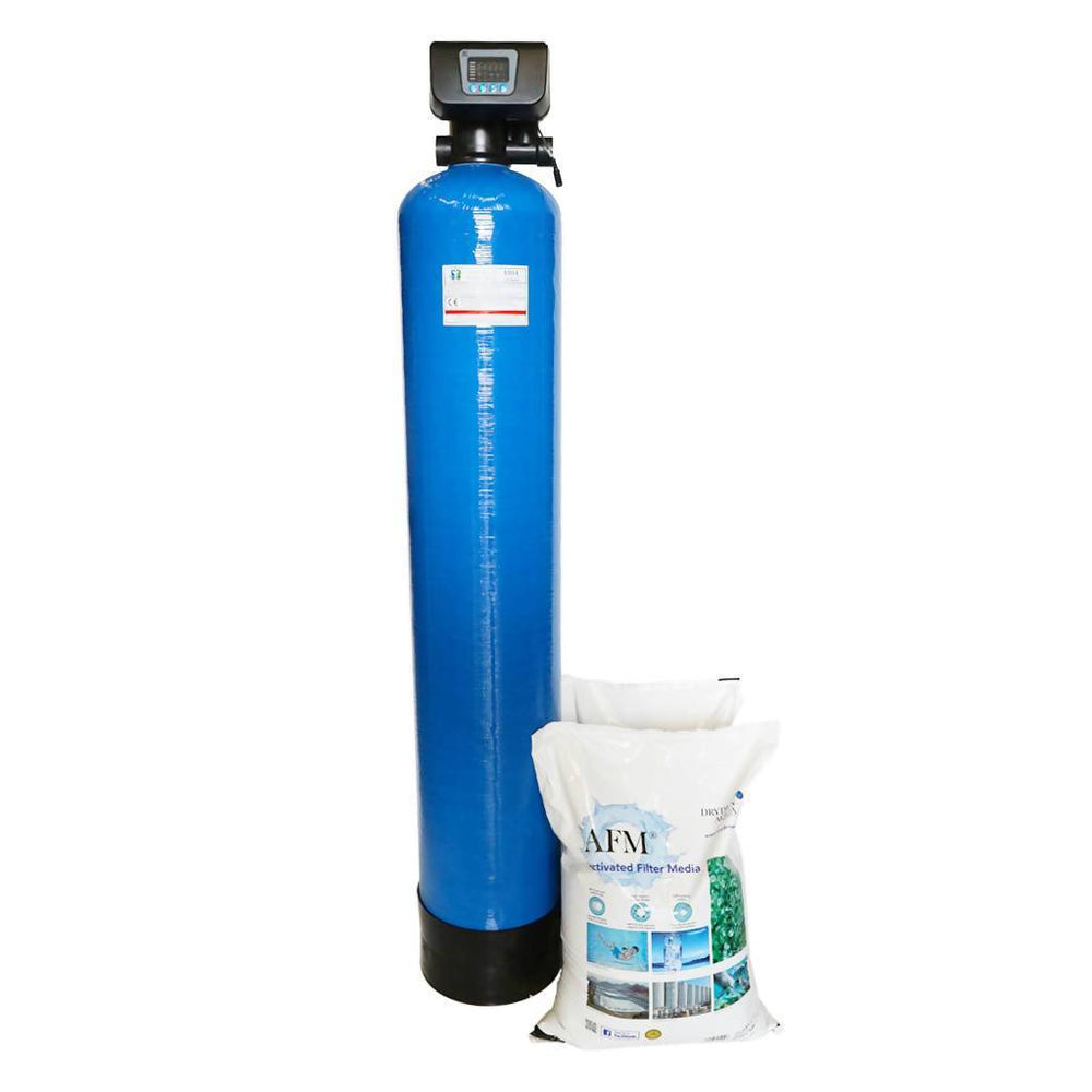 AFM® Media FRP Vessel 12x52 – Automatic Backwash Complete with Media - H2O Warehouse