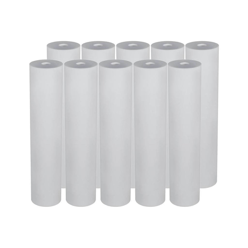 Big Blue 20 inch 1 Micron Sediment Water Filter Replacement Cartridge - 10 Pack - H2O Warehouse