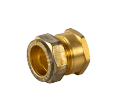 Brass Compression Straight Female Coupler – 22mm CXFI - H2O Warehouse