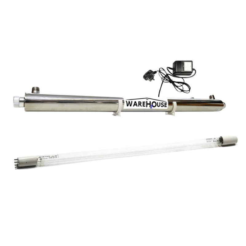 Combo 55W UV Sterilizer Complete Set + Replacement Lamp | Water Disinfection System - H2O Warehouse