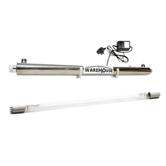 Combo 55W UV Sterilizer Complete Set + Replacement Lamp | Water Disinfection System - H2O Warehouse