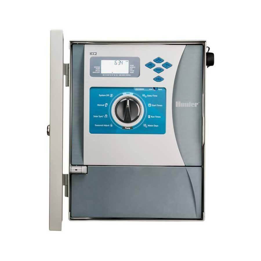 HUNTER I2C800M 8 Station Outdoor Controller, Metal - H2O Warehouse