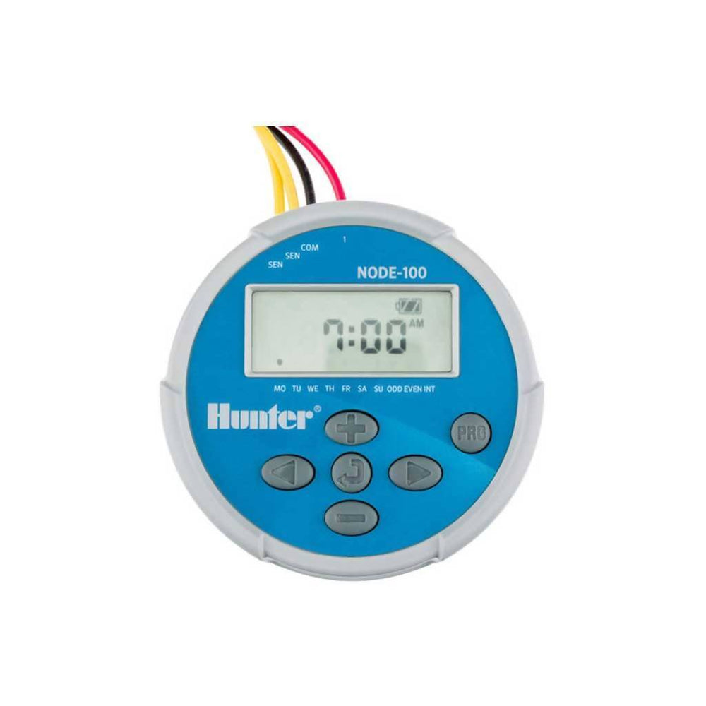 HUNTER NODE100 Single Station Controller with DC Latching Solenoid - H2O Warehouse