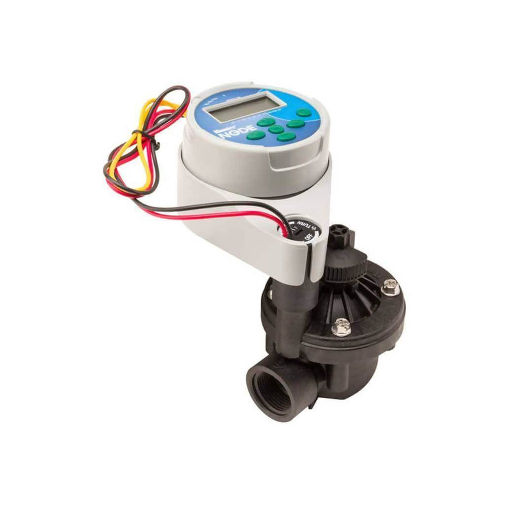 HUNTER NODE100VALVEB Single Station Controller with PGV - 101G - B Valve & DC Latching Solenoid - H2O Warehouse