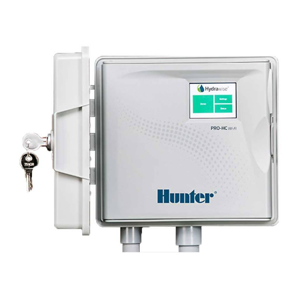 HUNTER PHC - 6 - 01 - E Hydrawise 6 Station Outdoor Irrigation Controller, 230VAC, WiFi - H2O Warehouse