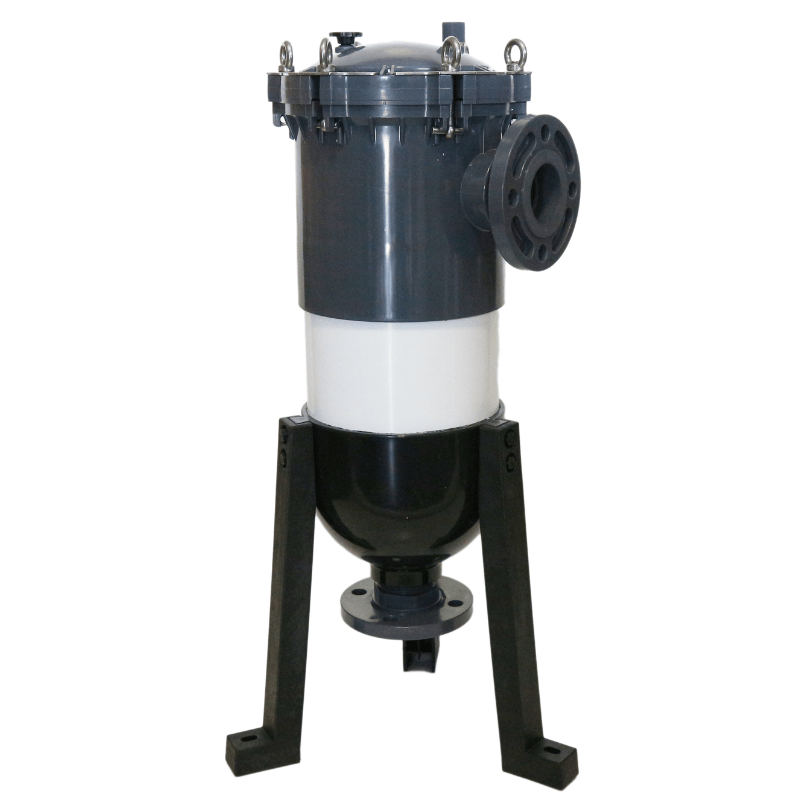 HXP PVC Bag Filter Housing – 1 Single Length, 2" Flange Connection - H2O Warehouse