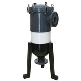 HXP PVC Bag Filter Housing – 1 Single Length, 2" Flange Connection - H2O Warehouse