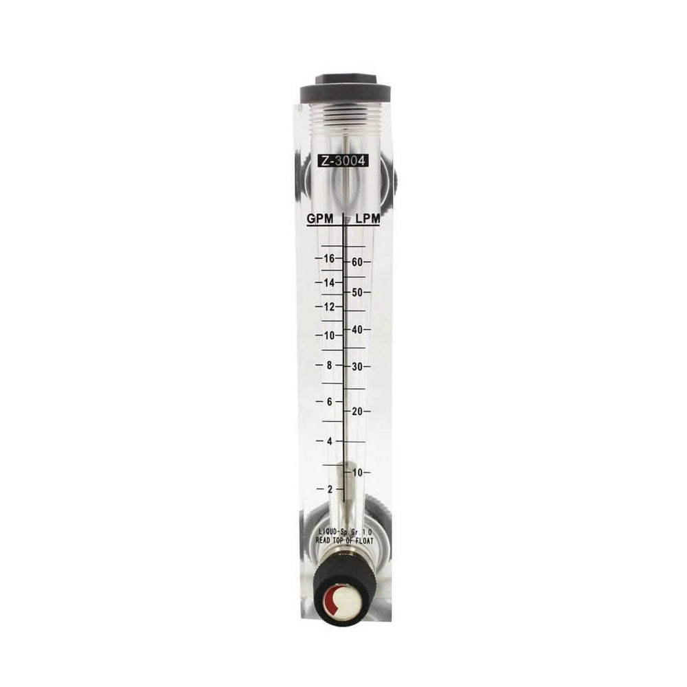 Panel Mount Water Flow Meter, 10 - 60l/m, G1/2 Inch Z3004 - H2O Warehouse