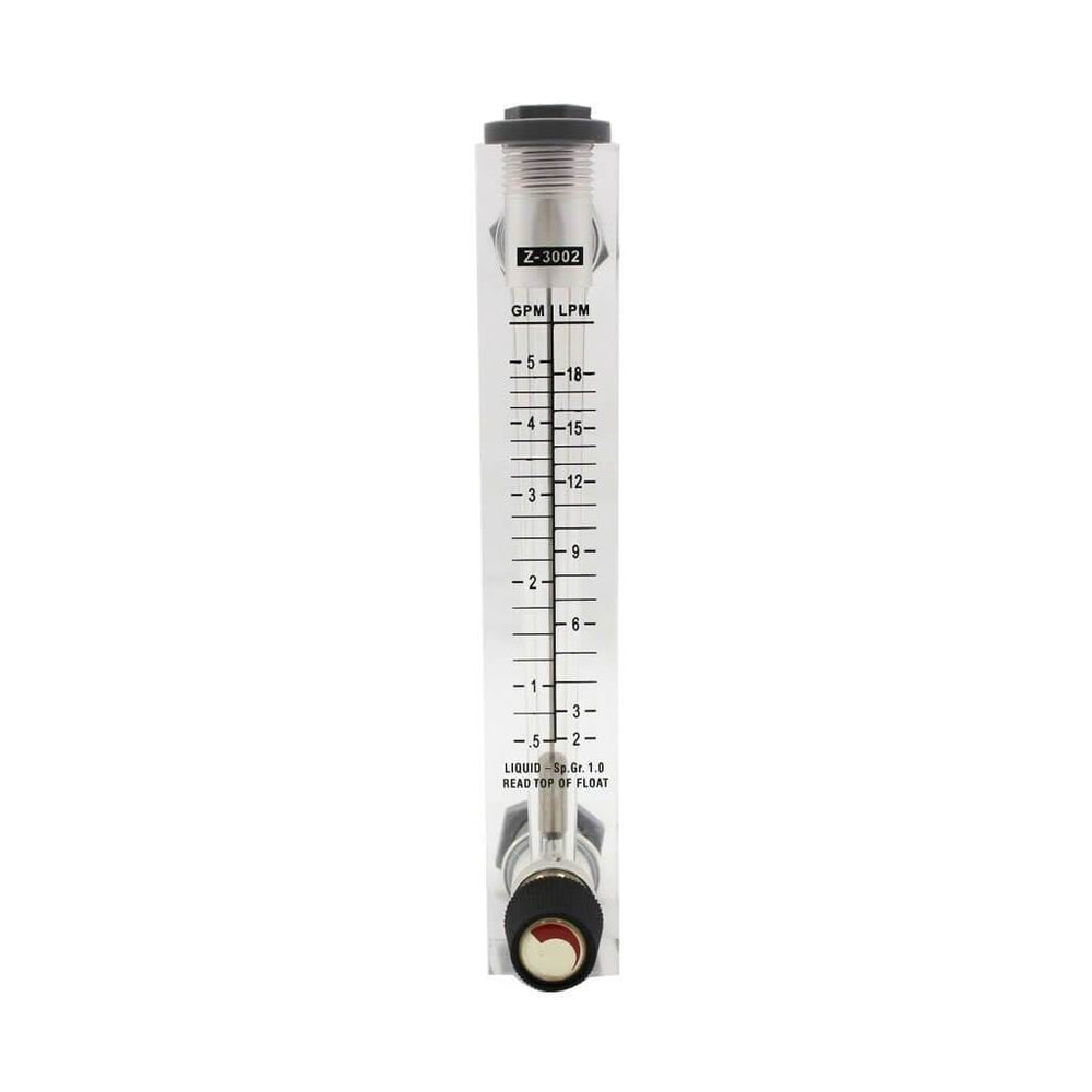 Panel Mount Water Flow Meter, 2 - 18l/m, G1/2 Inch Z3002 - H2O Warehouse