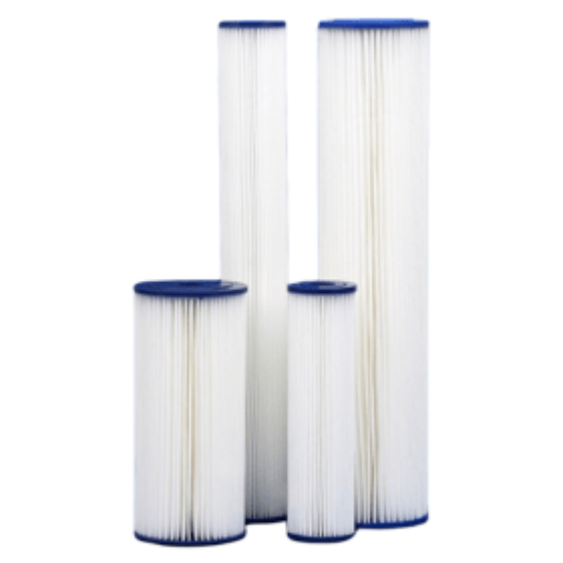 Pleated Filter Cartridges – Washable & NSF Certified | 10" & 20" Slimline & Big Blue - H2O Warehouse