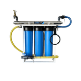Portable 3 - Stage Big Blue Water Filtration System – 20” | 2720 L/h | 55W UV Steriliser | Quick Connect Hoses - H2O Warehouse