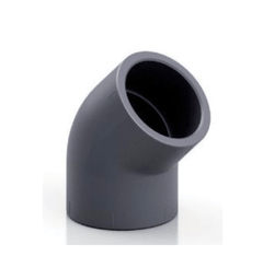 PVC - U 45° Elbow - Solvent Weld | High - Quality Pipe Fitting - H2O Warehouse