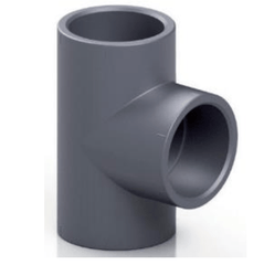 PVC - U 90° TEE - Solvent Weld | High - Quality Pipe Fitting - H2O Warehouse