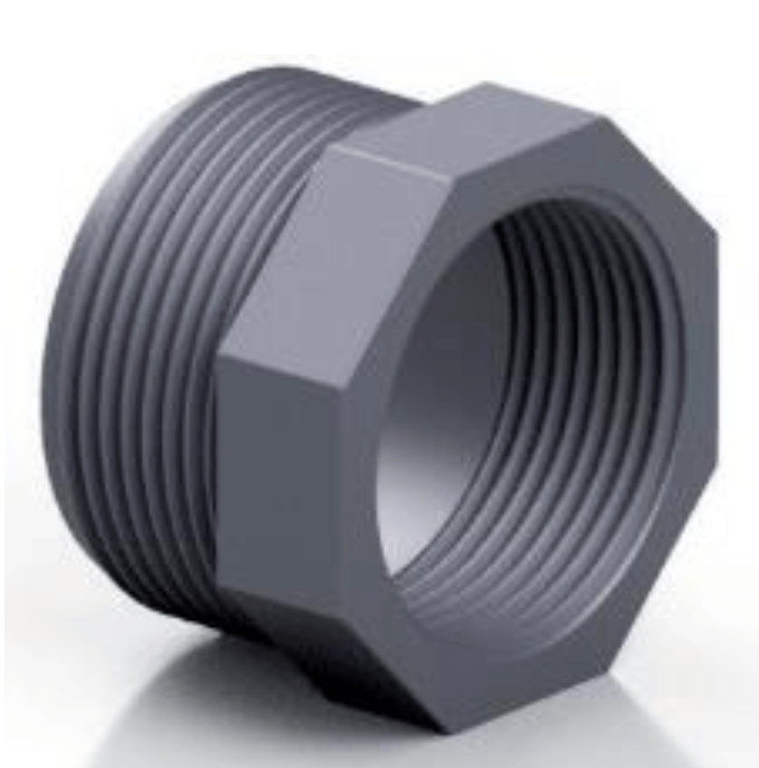 PVC - U Reducing Bush - BSP Threaded | High - Quality Pipe Fitting - H2O Warehouse
