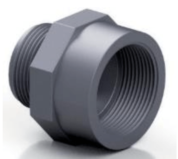 PVC - U Reducing Socket Female x Male - BSP Threaded | High - Quality Pipe Fitting - H2O Warehouse