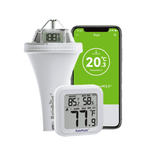 RainPoint Smart Pool Thermometer with Indoor Display - H2O Warehouse