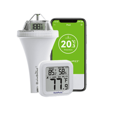 RainPoint Smart Pool Thermometer with Indoor Display - H2O Warehouse