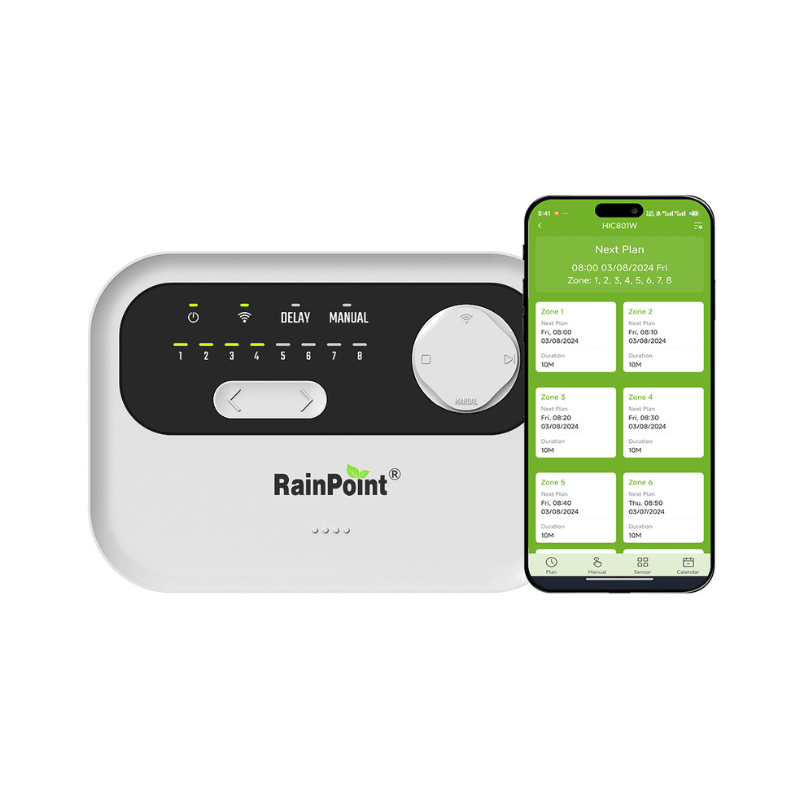 RainPoint Wi‑Fi Irrigation Controller – 8 Zone - H2O Warehouse