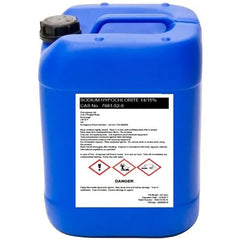 25 litre sodium hypochlorite liquid chlorine drum