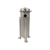 Stainless Steel Single Length Bag Filter 100PSI 1 | 2" BSP Connection - H2O Warehouse