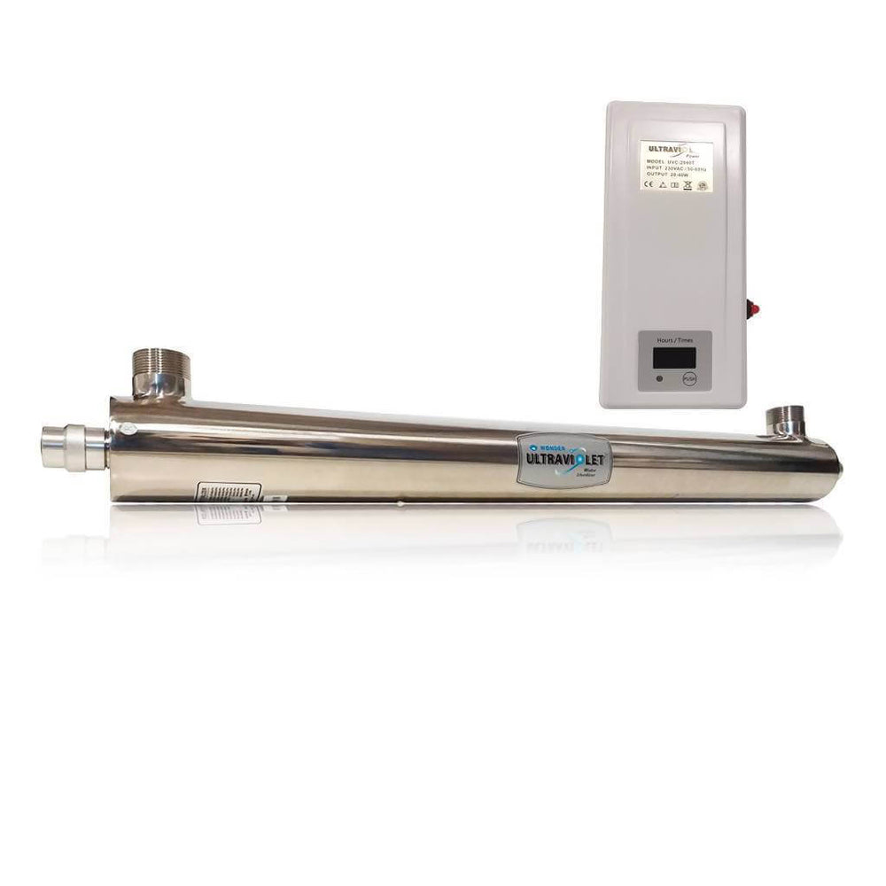WONDER® Ultraviolet Germicidal UV Steriliser – 85W | 5450 LPH | 1½” Male | NSF Certified - H2O Warehouse