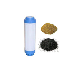 10 Inch Slimline Refillable Filter Cartridge with GAC/KDF Filter Media-Water Filter-H2O Warehouse