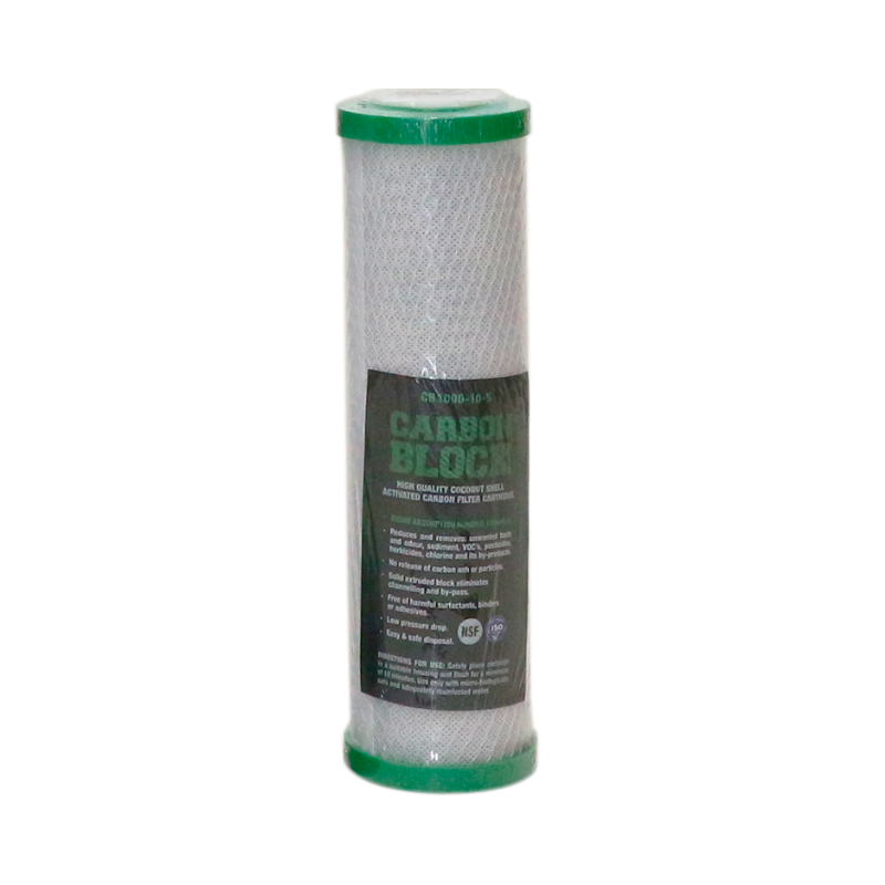 Carbon Block Filter Cartridges | 10" & 20" | Slimline & Big Blue | 500–1000mg/g Iodine Rating | NSF Certified