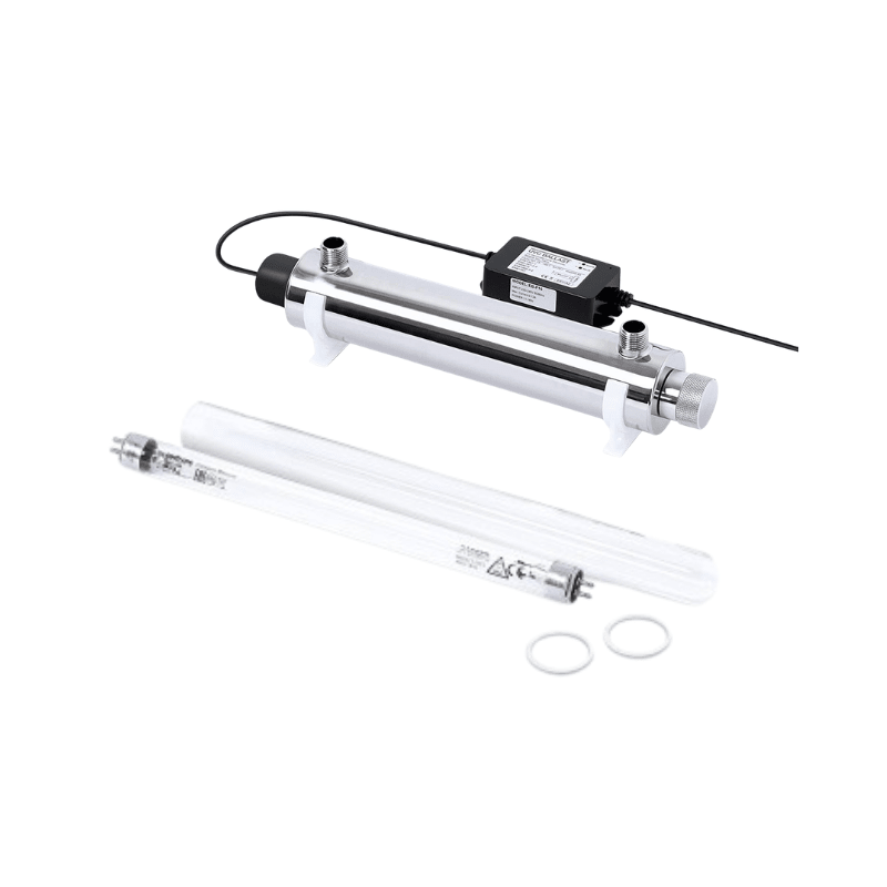 16W UV Sterilizer Complete Set | 370mm | 445 LPH | Water Disinfection System - H2O Warehouse