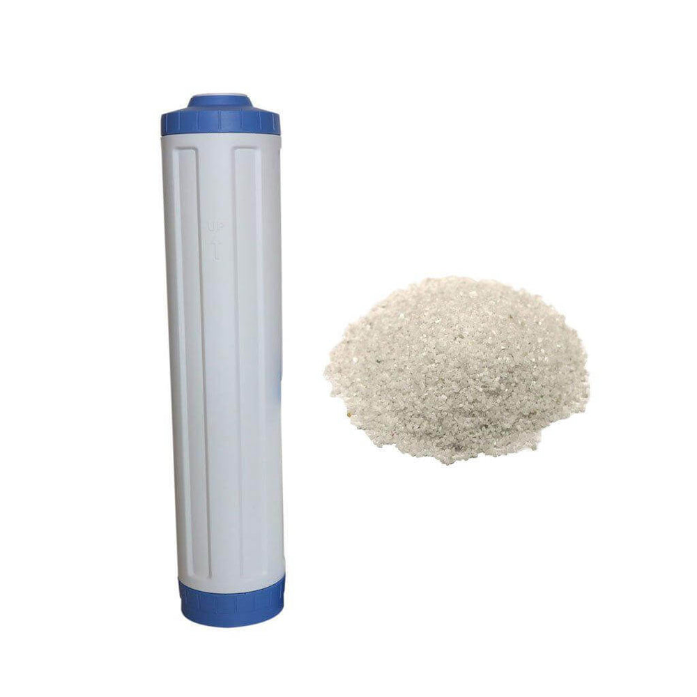 20 Inch Big Blue Refillable Filter Cartridge with Remineralising & pH Adjustment Filter Media - H2O Warehouse