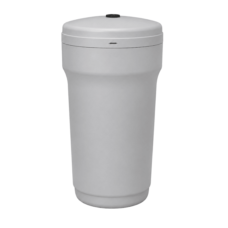 200 L Round Brine Tank Complete with Well, Grid & Brine Valve – Grey - H2O Warehouse