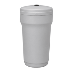 200 L Round Brine Tank Complete with Well, Grid & Brine Valve – Grey - H2O Warehouse