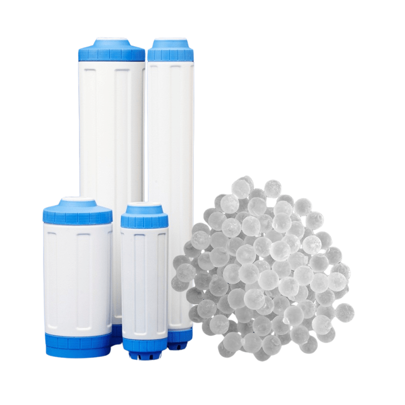 3 - Stage Big Blue Descale + UV Water Filtration System – 20 Inch, 2720 L/h (Sediment + Carbon Block + Siliphos + 55W UV) - H2O Warehouse