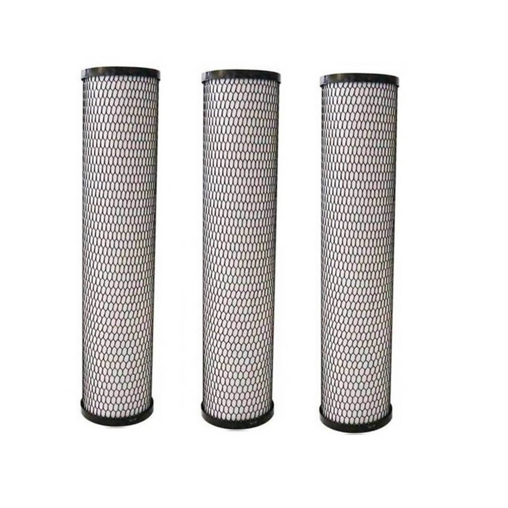 Big Blue CTO Carbon Block Water Filter Replacement Cartridge 20 Inch - 3 Pack-Water Filter-H2O Warehouse