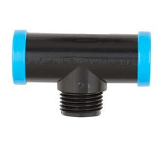 FULL FLOW TEE COMBINATION MALE 15MM-H2O WAREHOUSE