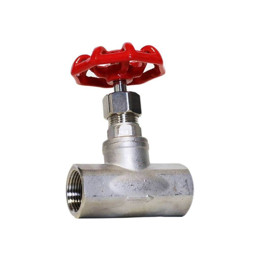 Globe Valve SS304, Stainless Steel, 3/4 Inch-Valves & Fittings-H2O Warehouse