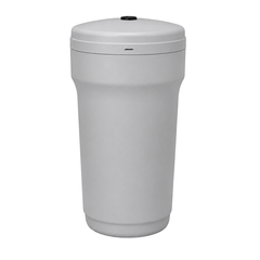 200 L round grey brine tank with lid