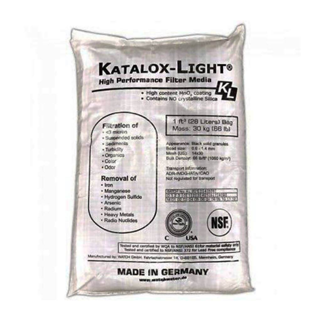 Katalox Light® Iron, Manganese & Hydrogen Sulfide Removal Filter Media, NSF Certified, 30kg-Water Filter-H2O Warehouse