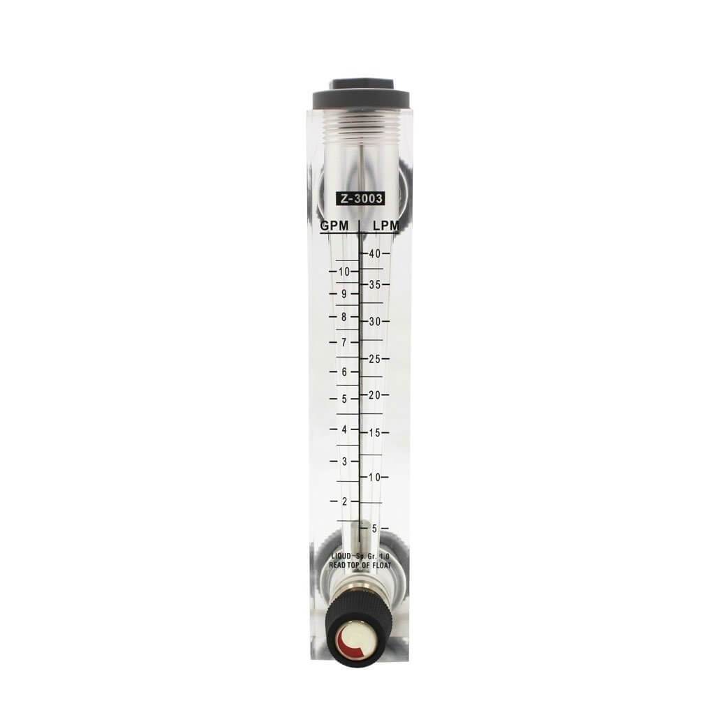 Panel Mount Water Flow Meter, 5.0 - 40.0l/m, G1/2 Inch-Water Filter-H2O Warehouse