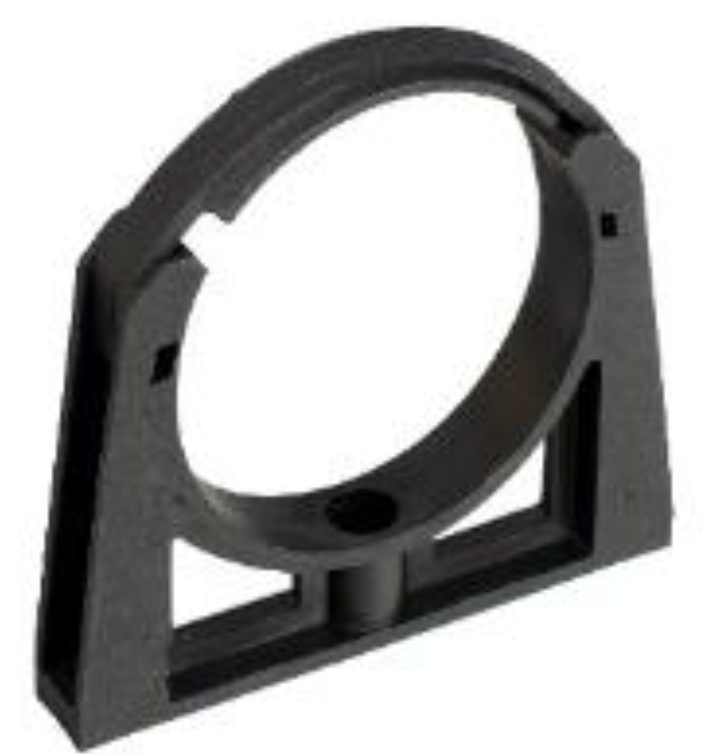 Pipe Support Clip with Clamp for PVC-U Pipe | High-Quality Pipe Fitting