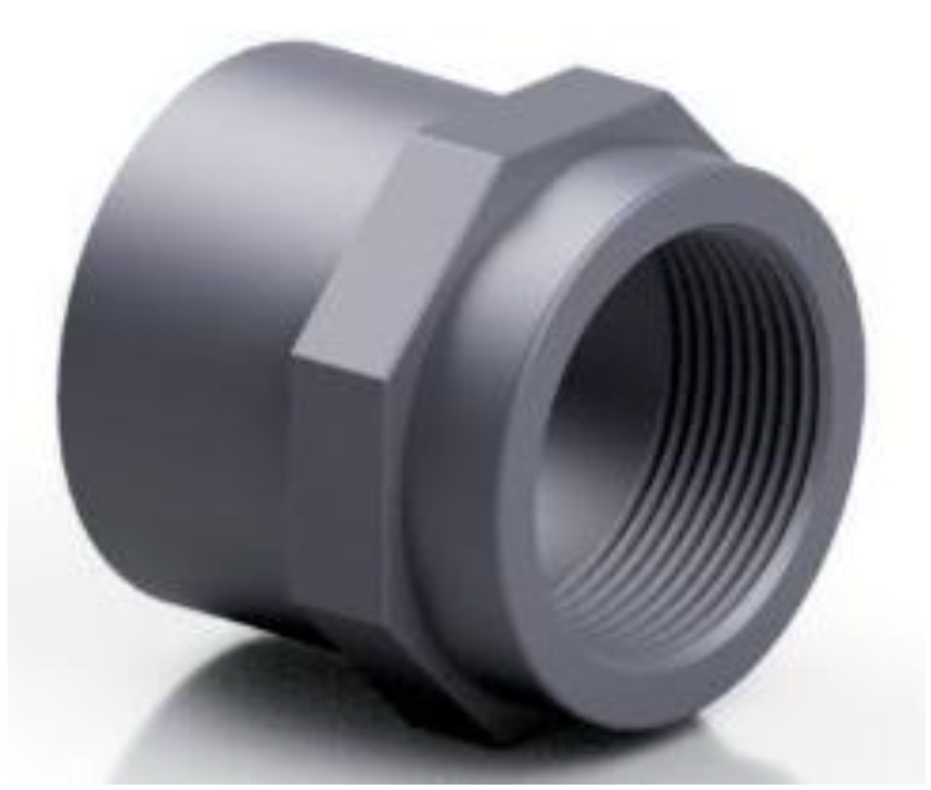 PVC-U Socket - Solvent Weld x BSP Threaded | High-Quality Pipe Fitting